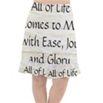 All of Life Come to Me with Ease Joy And Glory 1 Fishtail Chiffon Skirt