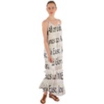 All of Life Come to Me with Ease Joy And Glory 1 Cami Maxi Ruffle Chiffon Dress