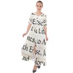 All of Life Come to Me with Ease Joy And Glory 1 Waist Tie Boho Maxi Dress