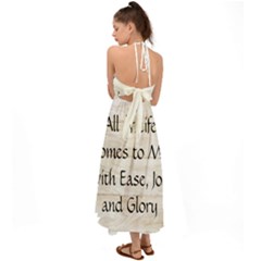 Halter Tie Back Dress  