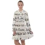 All of Life Come to Me with Ease Joy And Glory 1 All Frills Chiffon Dress