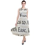 All of Life Come to Me with Ease Joy And Glory 1 Round Neck Boho Dress