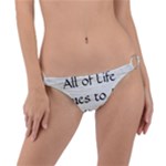 All of Life Come to Me with Ease Joy And Glory 1 Ring Detail Bikini Bottom
