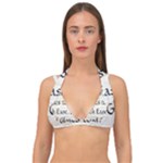 All of Life Come to Me with Ease Joy And Glory 1 Double Strap Halter Bikini Top