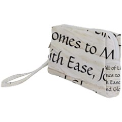 All of Life Come to Me with Ease Joy And Glory 1 Wristlet Pouch Bag (Small) from ArtsNow.com
