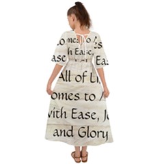 Kimono Sleeve Boho Dress 