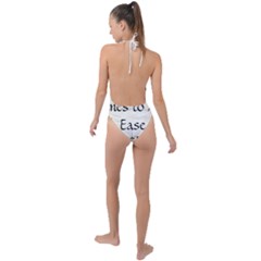 Backless Halter One Piece Swimsuit 