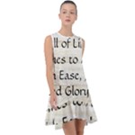 All of Life Come to Me with Ease Joy And Glory 1 Frill Swing Dress