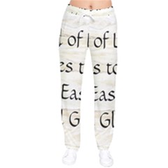 Women Velvet Drawstring Pants 