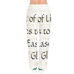 Women Velvet Drawstring Pants 