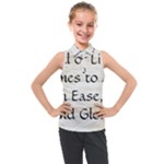 All of Life Come to Me with Ease Joy And Glory 1 Kids  Sleeveless Polo Tee
