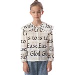 All of Life Come to Me with Ease Joy And Glory 1 Kids  Peter Pan Collar Blouse