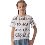 All of Life Come to Me with Ease Joy And Glory 1 Kids  Cuff Sleeve Scrunch Bottom Tee