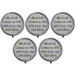 Mini Round Pill Box (Pack of 5) 