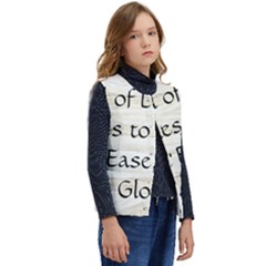Kid s Button Up Puffer Vest	 