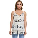 All of Life Come to Me with Ease Joy And Glory 1 Casual Spaghetti Strap Chiffon Top