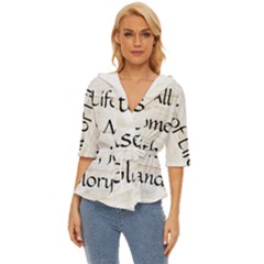 Lightweight Drawstring Hooded Top 