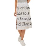 All of Life Come to Me with Ease Joy And Glory 1 Midi Panel Skirt