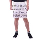 All of Life Come to Me with Ease Joy And Glory 1 Men s Pocket Shorts