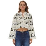 All of Life Come to Me with Ease Joy And Glory 1 Boho Long Bell Sleeve Top