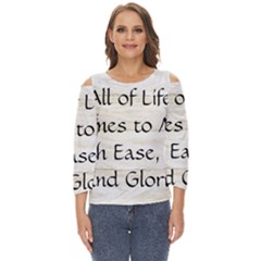 Cut Out Wide Sleeve Top 