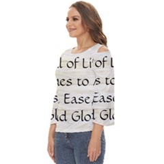 Cut Out Wide Sleeve Top 