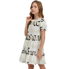 Kids  Puff Sleeved Dress 