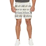 All of Life Come to Me with Ease Joy And Glory 1 Men s Runner Shorts