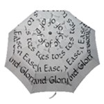All of Life Come to Me with Ease Joy And Glory 2 Folding Umbrellas
