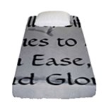 All of Life Come to Me with Ease Joy And Glory 2 Fitted Sheet (Single Size)