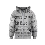 All of Life Come to Me with Ease Joy And Glory 2 Kids  Zipper Hoodie