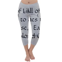 Capri Winter Leggings Front Capri Winter Leggings Front