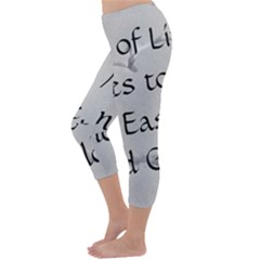 Capri Winter Leggings Back Capri Winter Leggings Back