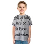 All of Life Come to Me with Ease Joy And Glory 2 Kids  Sport Mesh Tee