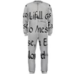 All of Life Come to Me with Ease Joy And Glory 2 OnePiece Jumpsuit (Men)