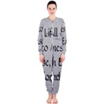 All of Life Come to Me with Ease Joy And Glory 2 OnePiece Jumpsuit (Ladies)