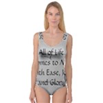 All of Life Come to Me with Ease Joy And Glory 2 Princess Tank Leotard 
