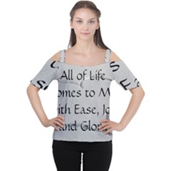 Cutout Shoulder T-Shirt 