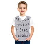 All of Life Come to Me with Ease Joy And Glory 2 Kids  Basketball Tank Top