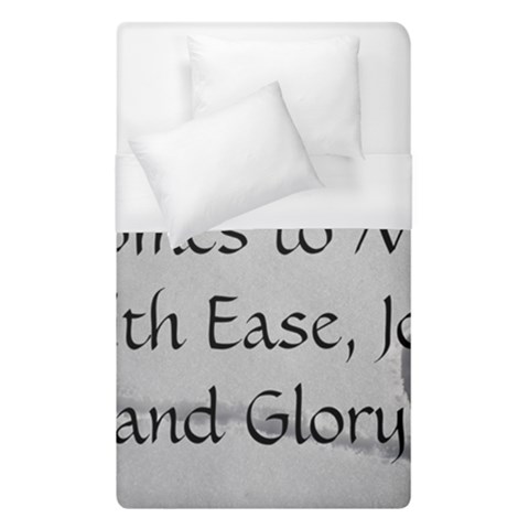 All of Life Come to Me with Ease Joy And Glory 2 Duvet Cover (Single Size) from ArtsNow.com