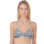 All of Life Come to Me with Ease Joy And Glory 2 Reversible Tri Bikini Top