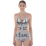 All of Life Come to Me with Ease Joy And Glory 2 Cut-Out One Piece Swimsuit