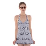 All of Life Come to Me with Ease Joy And Glory 2 Halter Dress Swimsuit 