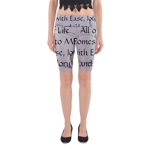 All of Life Come to Me with Ease Joy And Glory 2 Yoga Cropped Leggings from ArtsNow.com