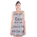 All of Life Come to Me with Ease Joy And Glory 2 Scoop Neck Skater Dress
