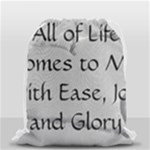 All of Life Come to Me with Ease Joy And Glory 2 Drawstring Bag (Small)