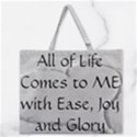 Zipper Large Tote Bag 
