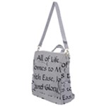 All of Life Come to Me with Ease Joy And Glory 2 Crossbody Backpack