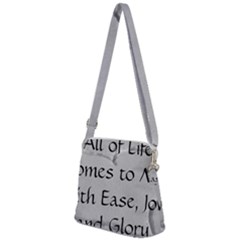 Zipper Messenger Bag 
