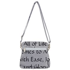 Zipper Messenger Bag 